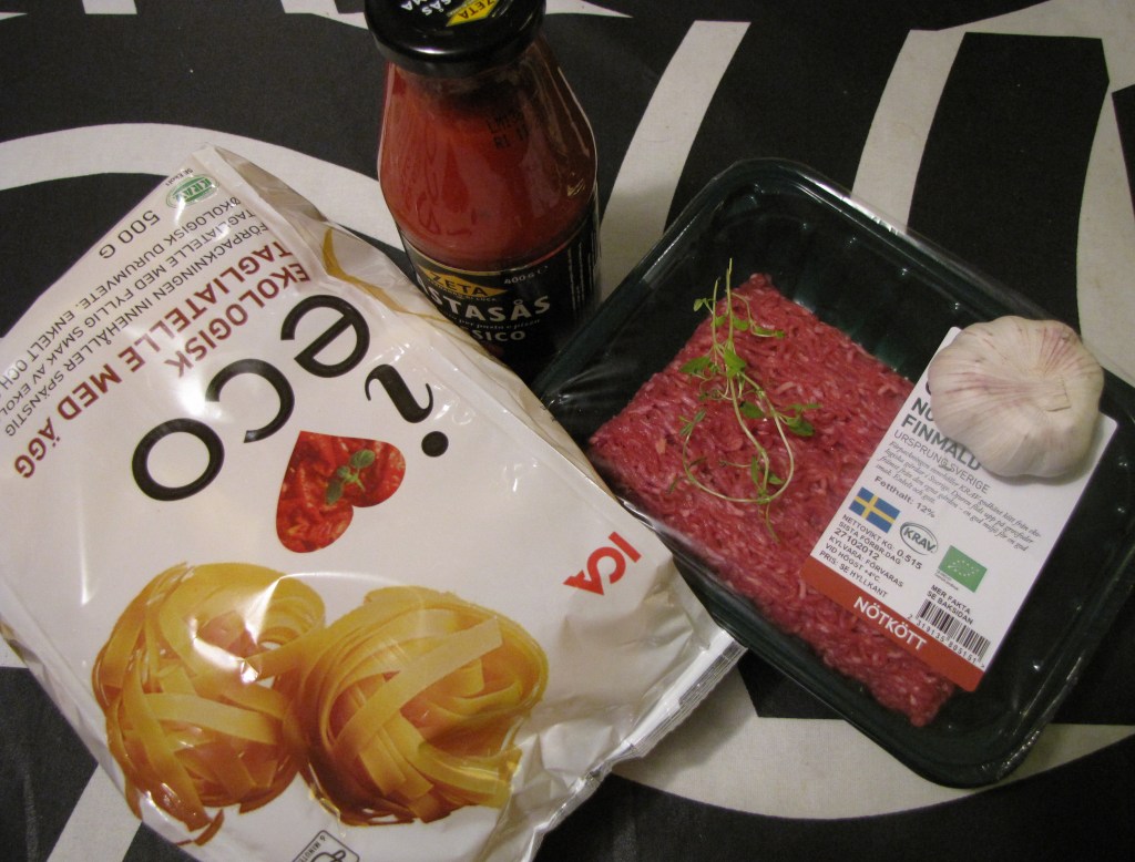 spaghetti o köttfärssås