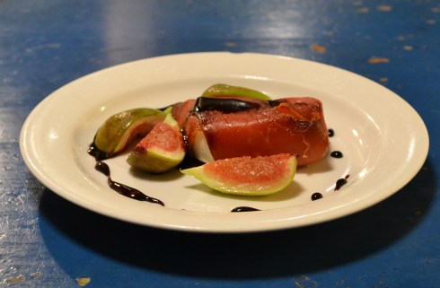 chèvre m serrano, fikon o balsamico