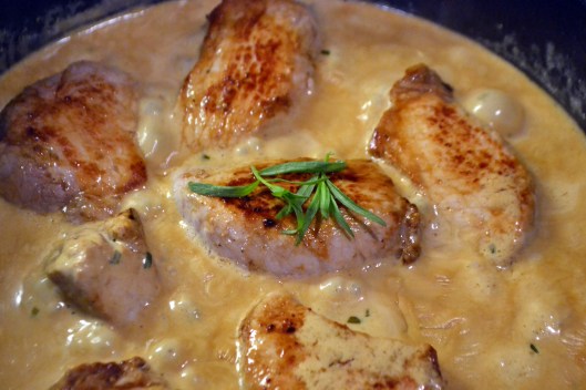 fläskytterfilé m cidersås