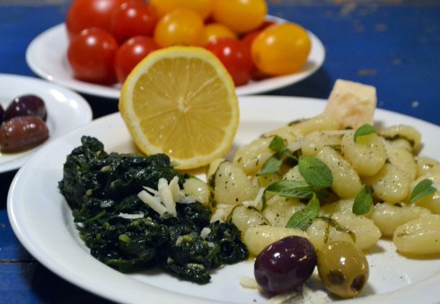 gnocchi m smör, citron & salvia