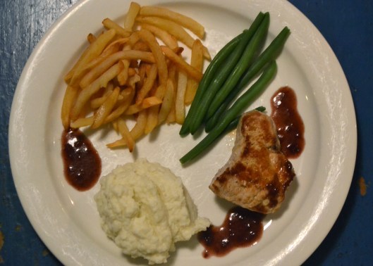 fläskytterfile m balsamicosås o blomkålpuré