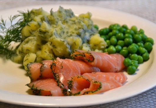 gravad lax & dillstuvad potatis