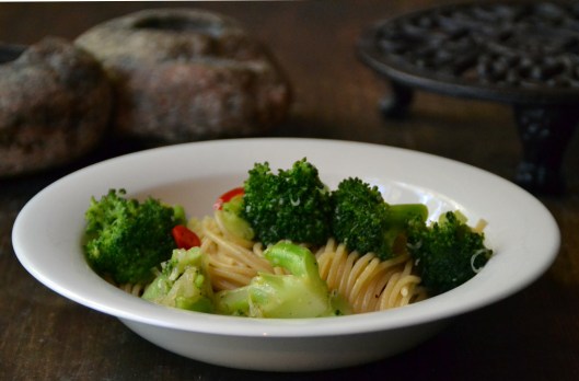 pasta m chiliwokad broccoli