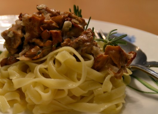 kantarellsås m riesling