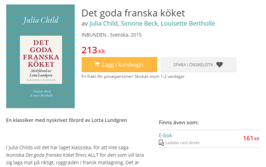 Skärmklipp Julia Child