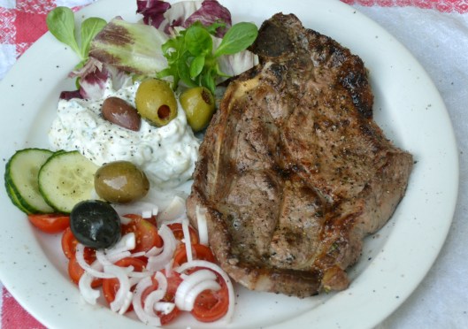 grillad marinerad fläskkarré