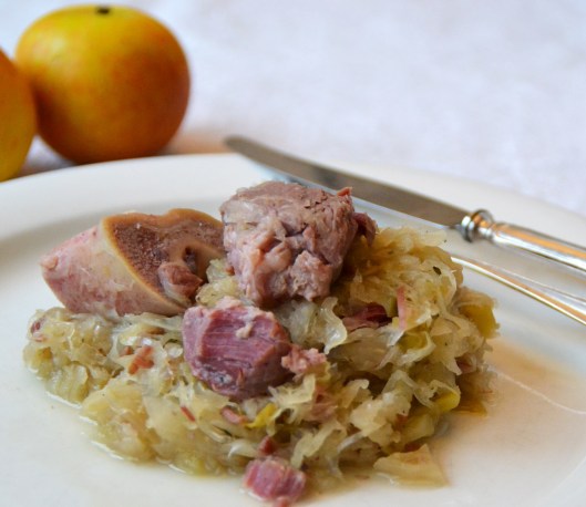 fläsklägg o surkål