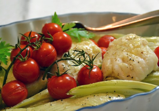 torskrygg m fänkål o tomat